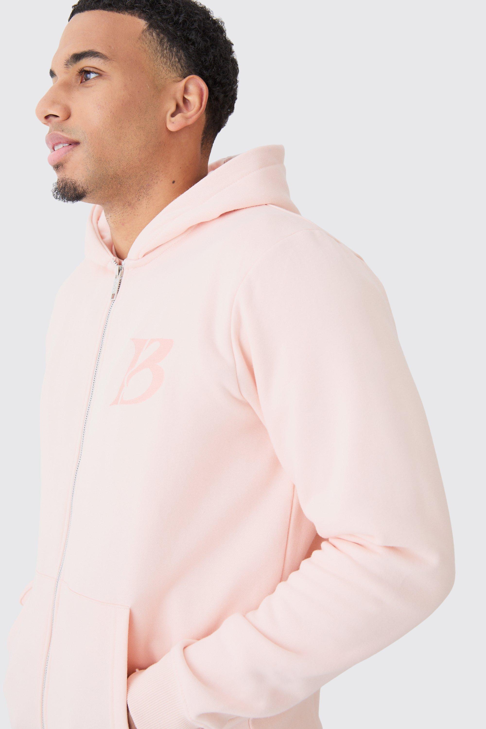 Boohooman store pink hoodie